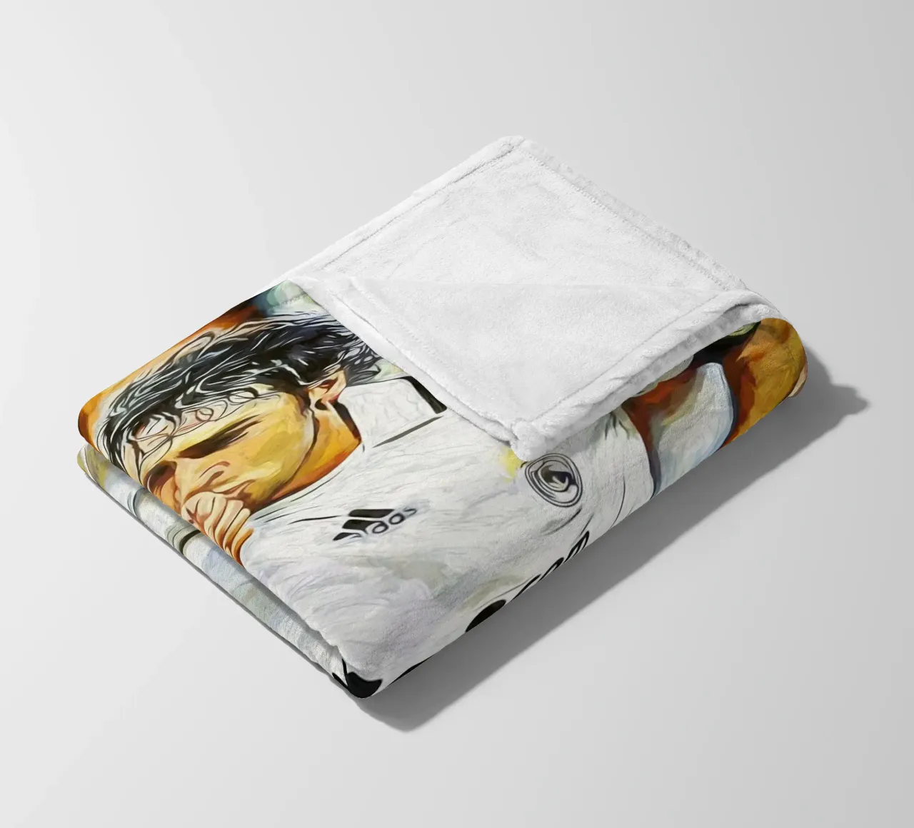 Raúl González Pittura a olio digitale coperta in pile da ArdanART