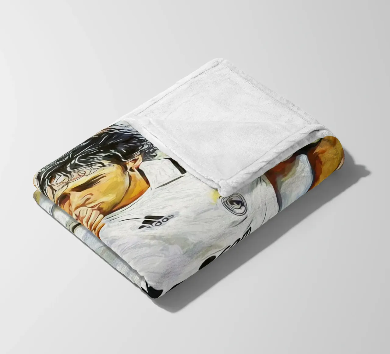 Raúl González Pittura a olio digitale coperta in pile da ArdanART