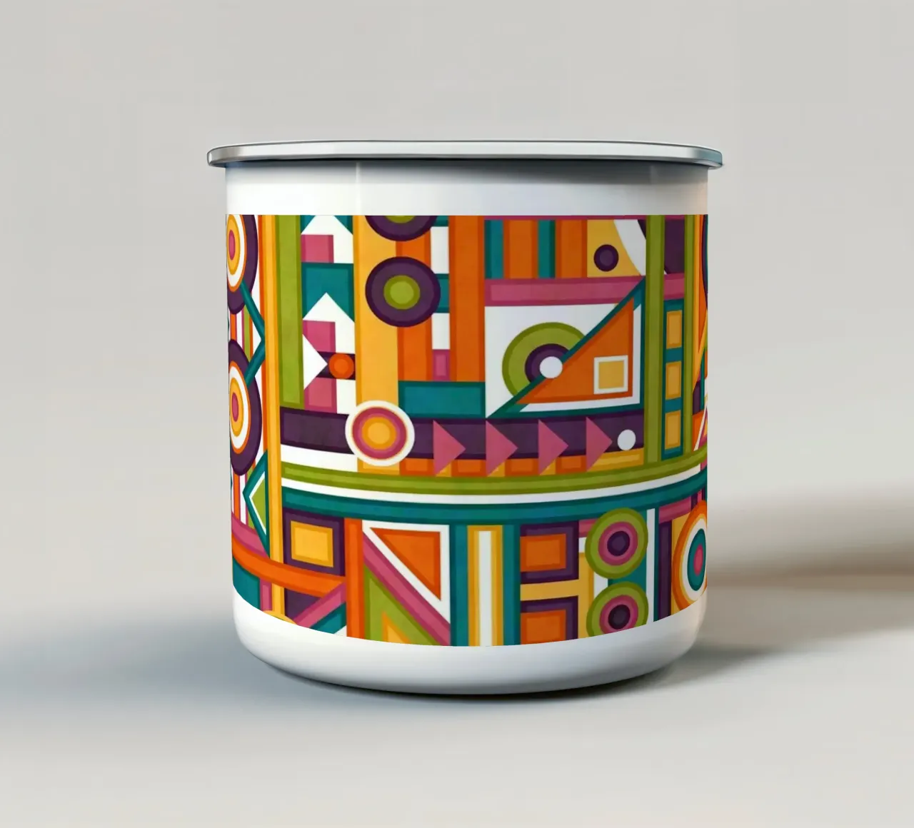 Check tazza in smalto da shellybremmer