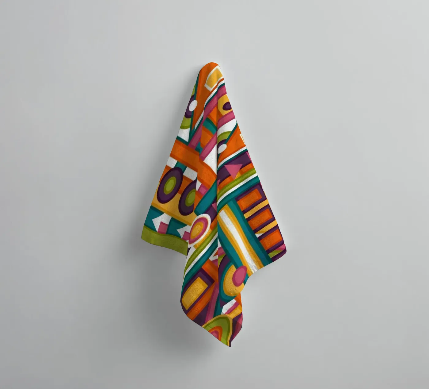 Check badhanddoek van shellybremmer