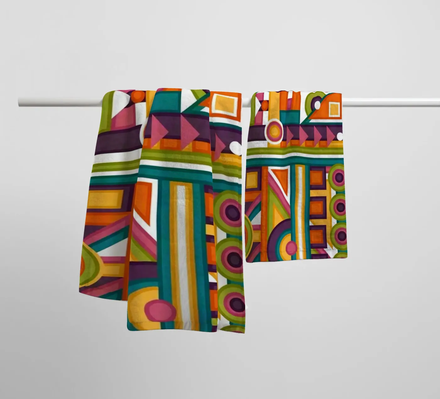 Check badhanddoek van shellybremmer