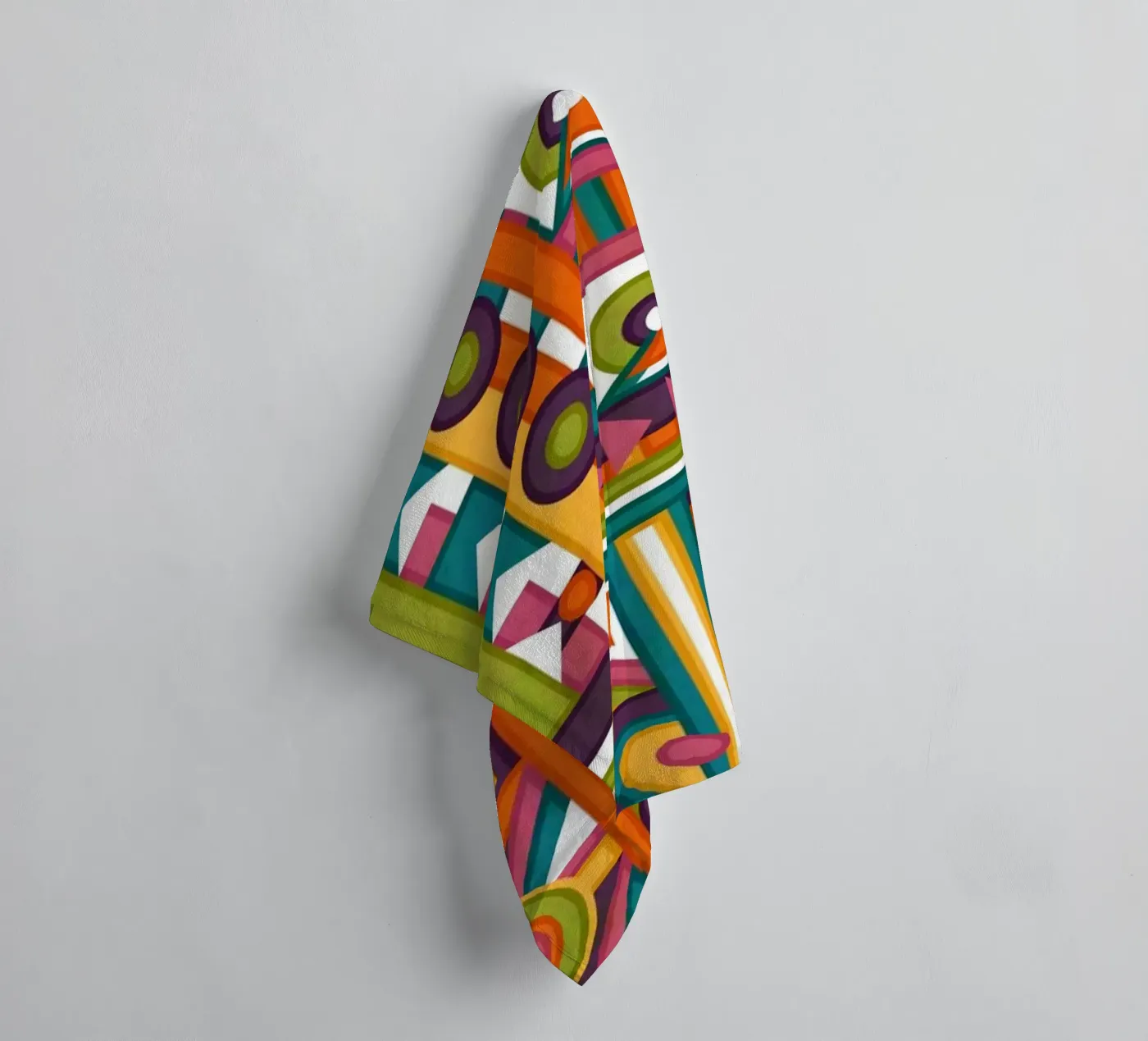 Check badhanddoek van shellybremmer