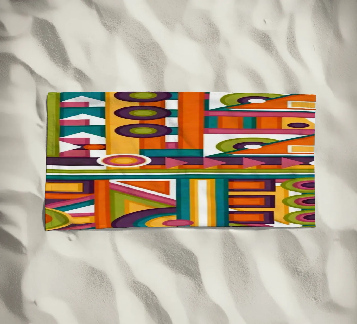 Check beach towel by shellybremmer