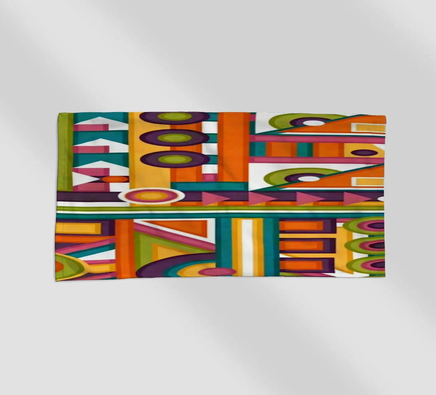 Check beach towel by shellybremmer