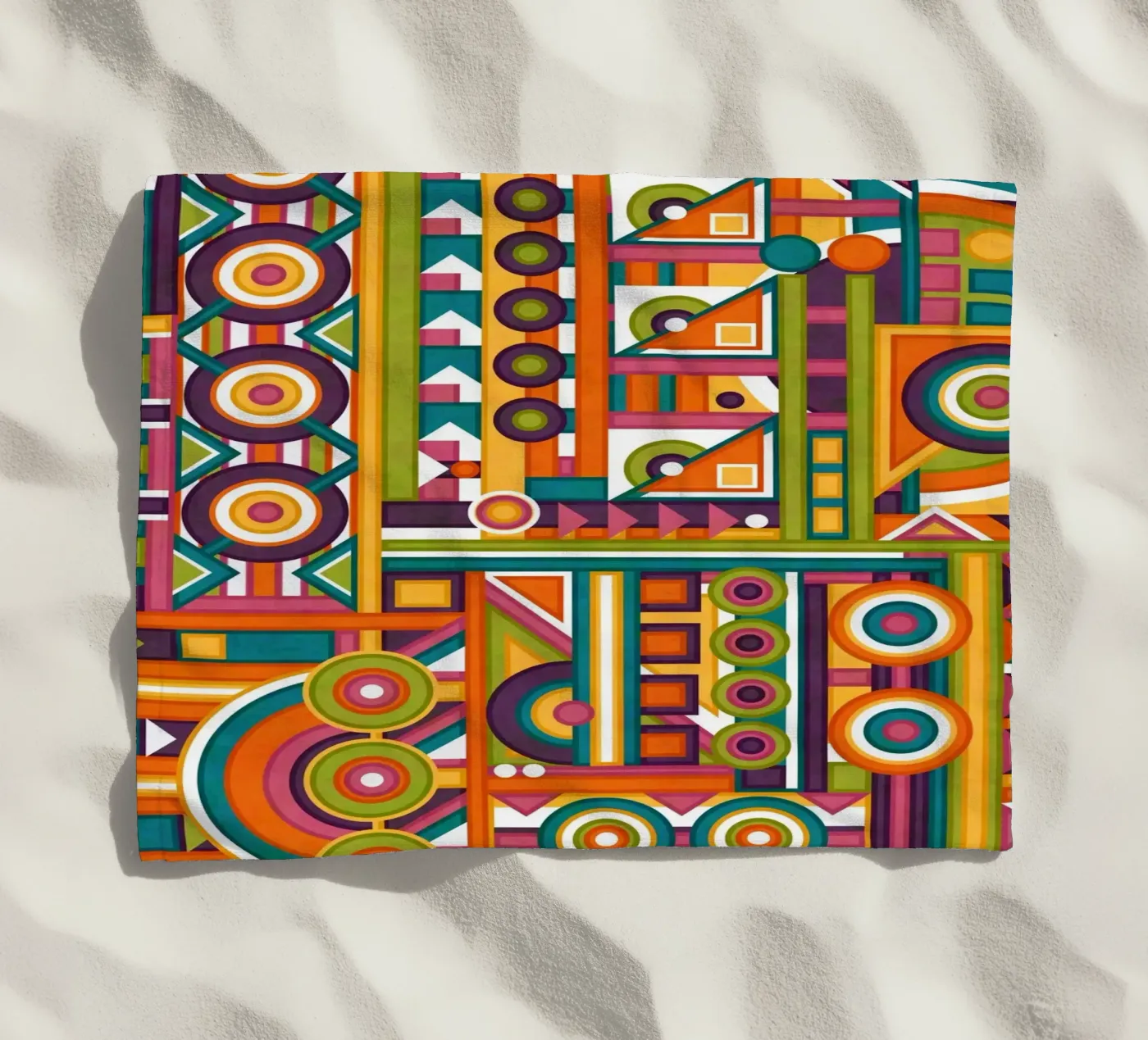 Check beach towel by shellybremmer