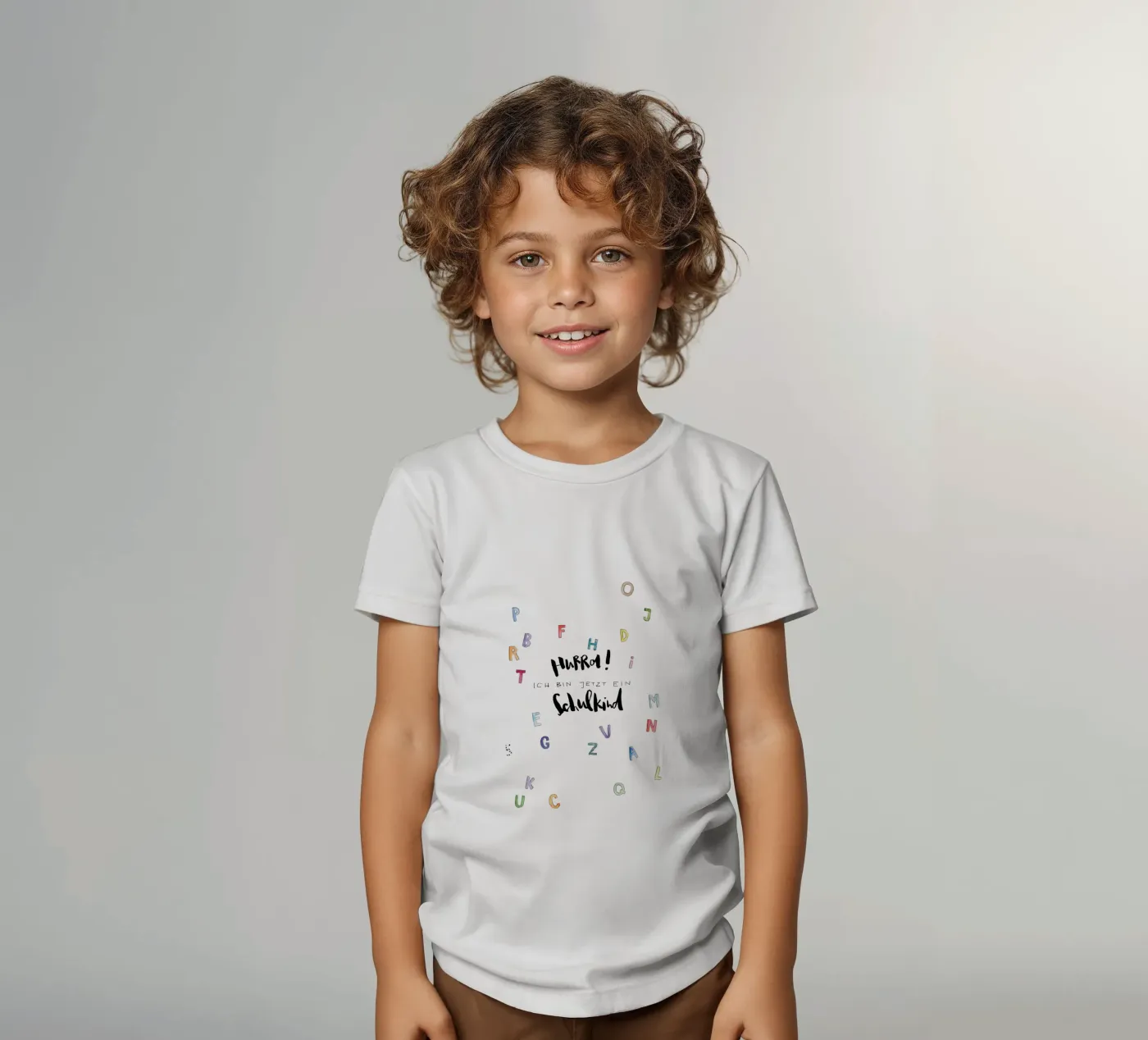 Schulkind t-shirt bambini da Brushmeetspaper