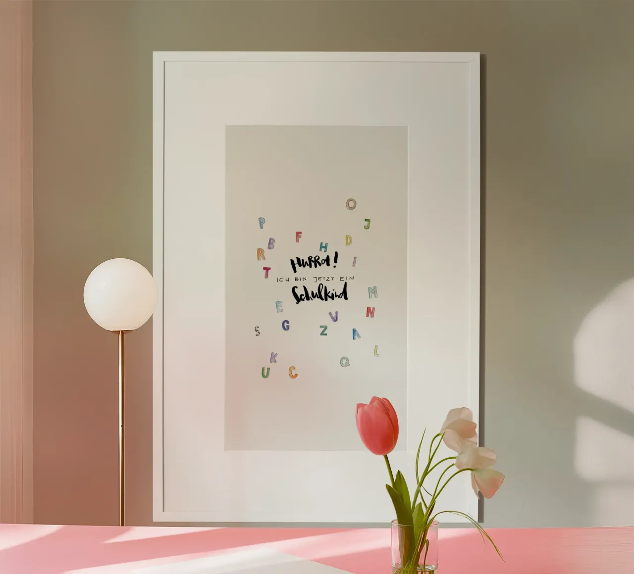 Schulkind poster da Brushmeetspaper