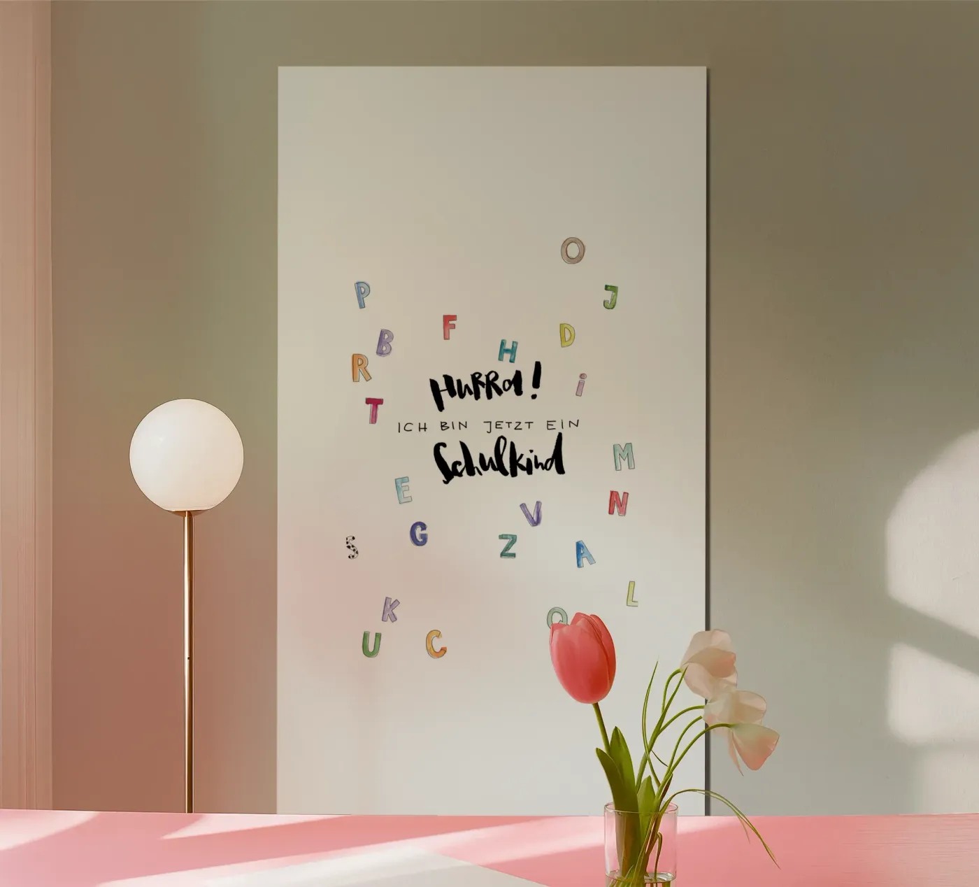Schulkind poster by Brushmeetspaper