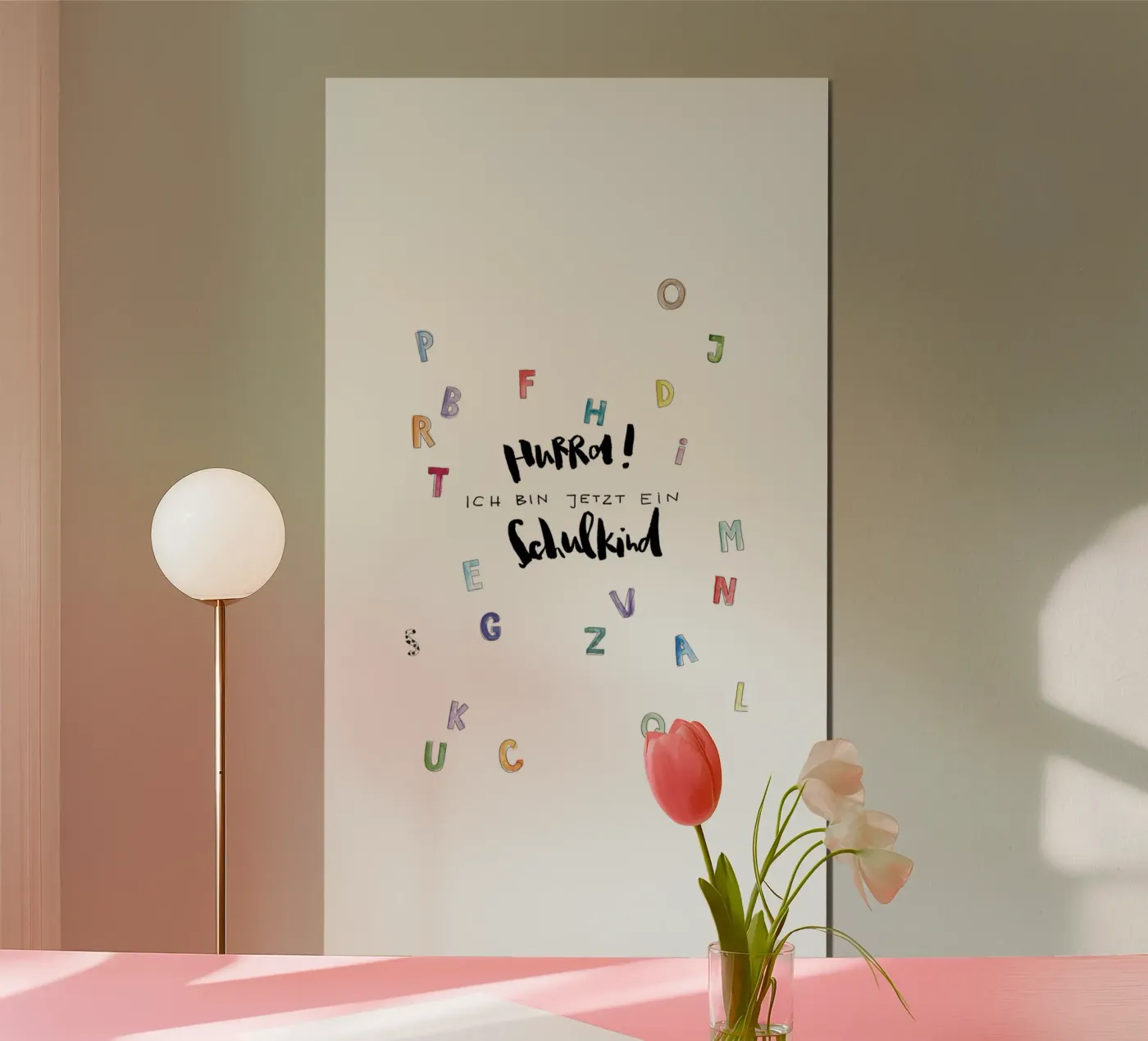 Schulkind Poster von Brushmeetspaper