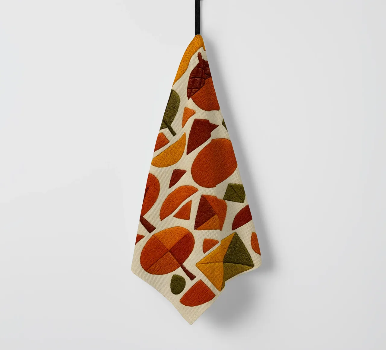 Broderie d'automne moderne inspirée torchon de ARTOMATIC