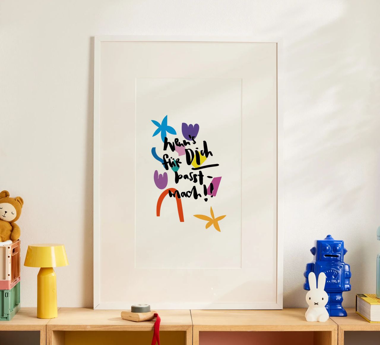 Wenn's für dich passt Poster von Brushmeetspaper