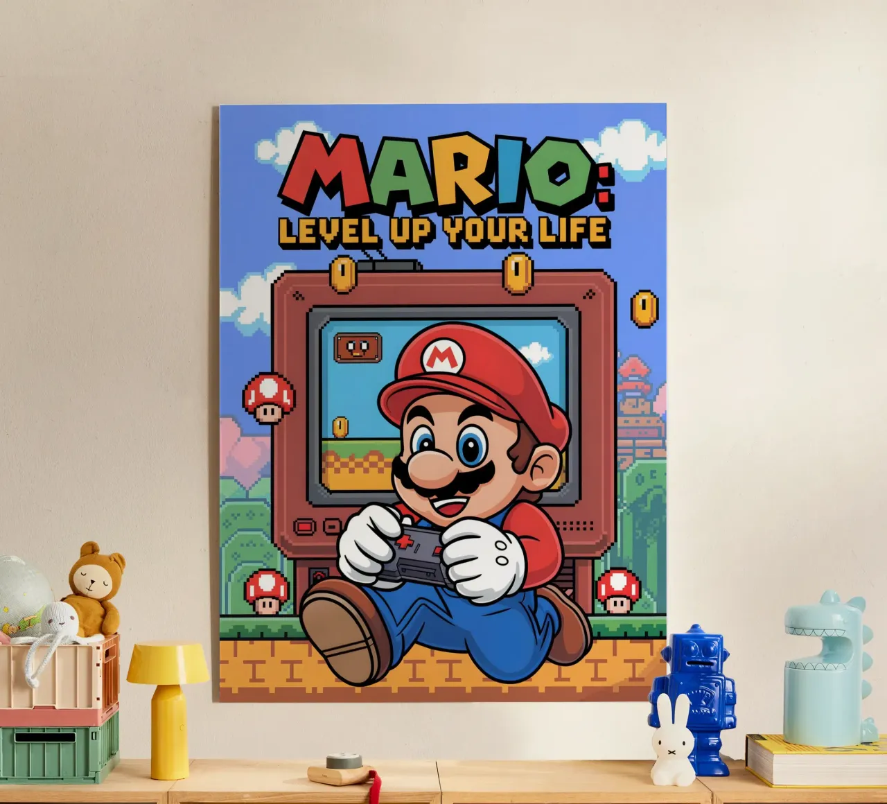 Super Mario Bros plexiglass da Fleur de Lys