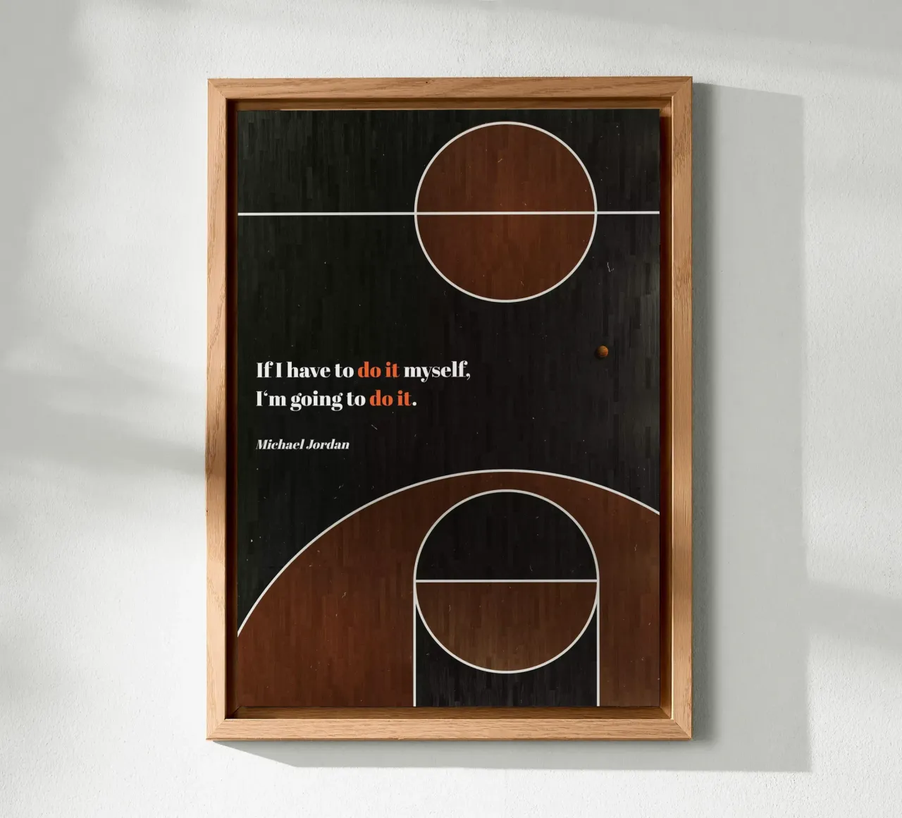 Michael Jordan - Basket alluminio dibond da athlete.art