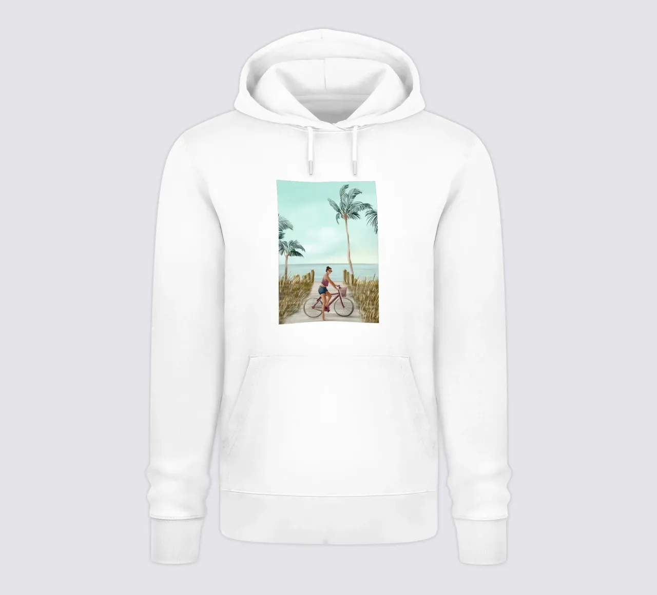 Coastal Journey felpa con cappuccio da cityart