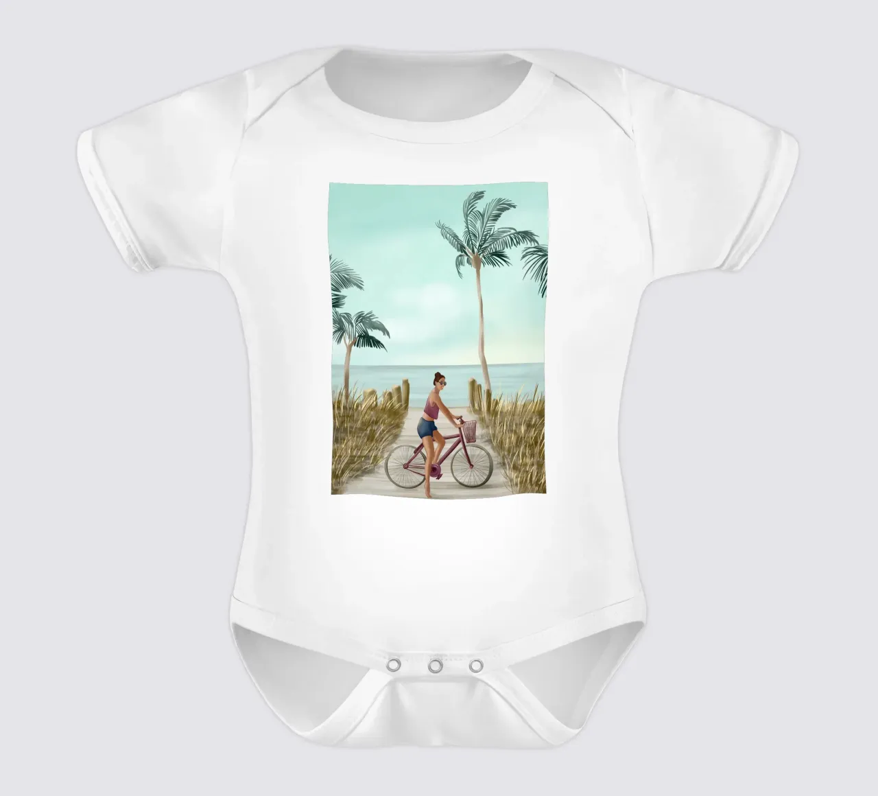 Coastal Journey body neonato maniche corte da cityart