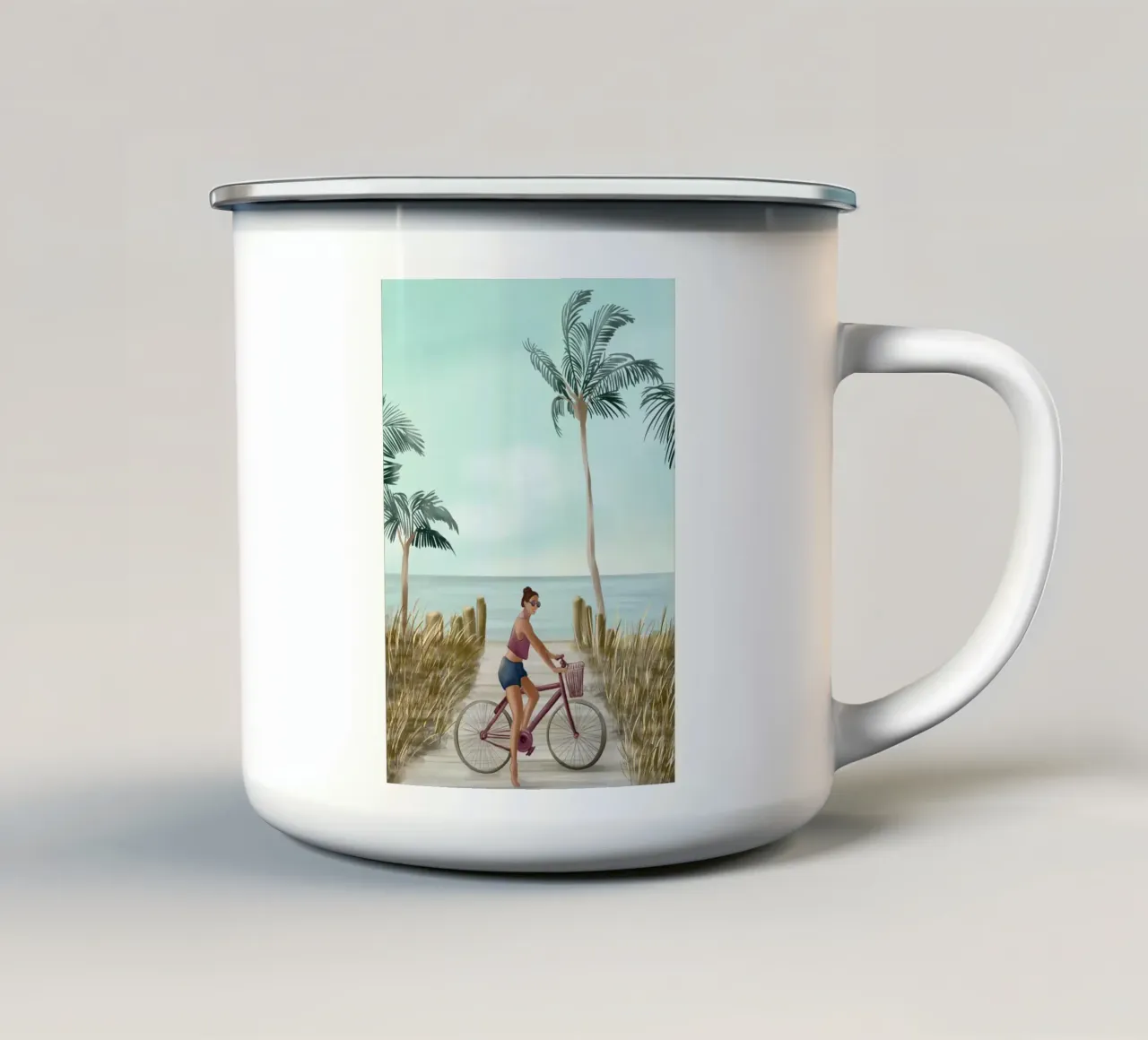 Coastal Journey tazza in smalto da cityart