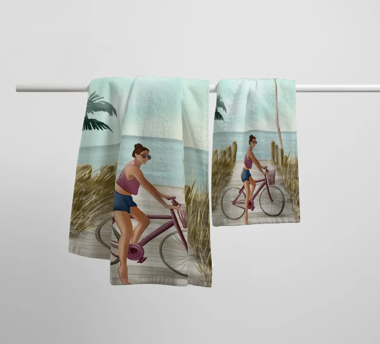 Coastal Journey asciugamano da bagno da cityart