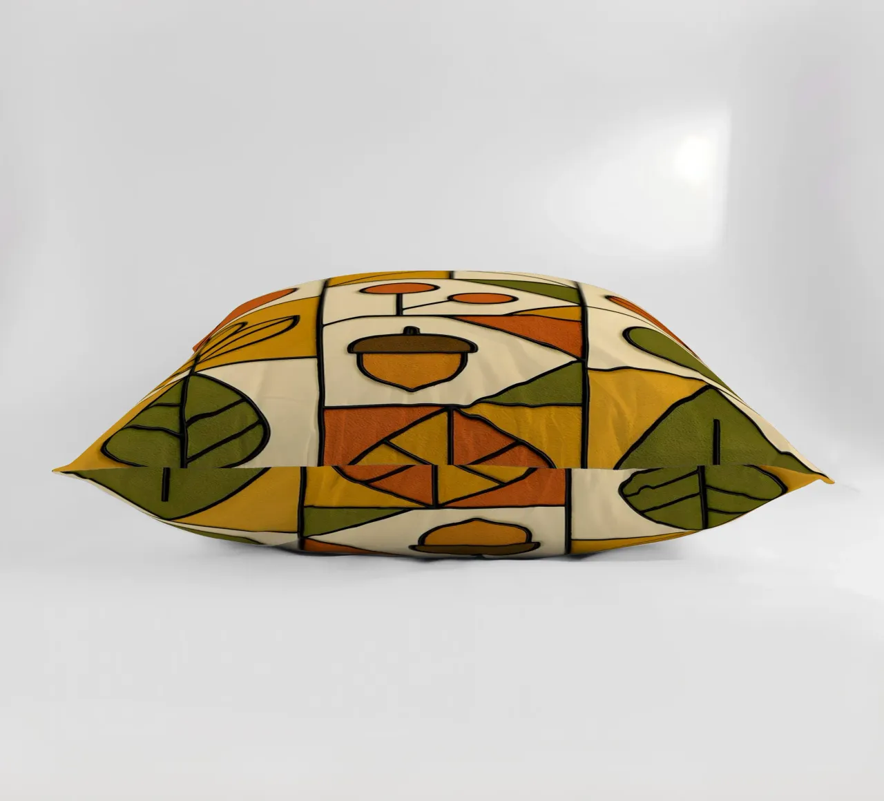 Autunno in stile Bauhaus cuscino da ARTOMATIC