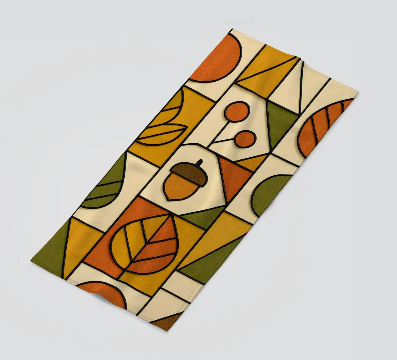 Autunno in stile Bauhaus telo mare da ARTOMATIC
