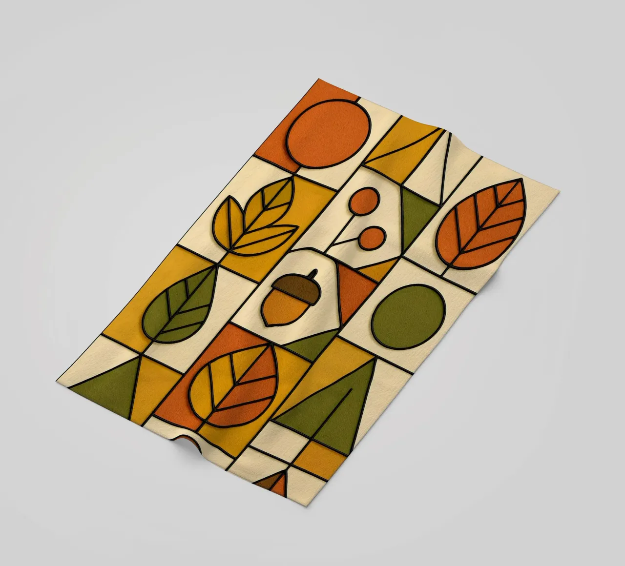Autunno in stile Bauhaus telo mare da ARTOMATIC