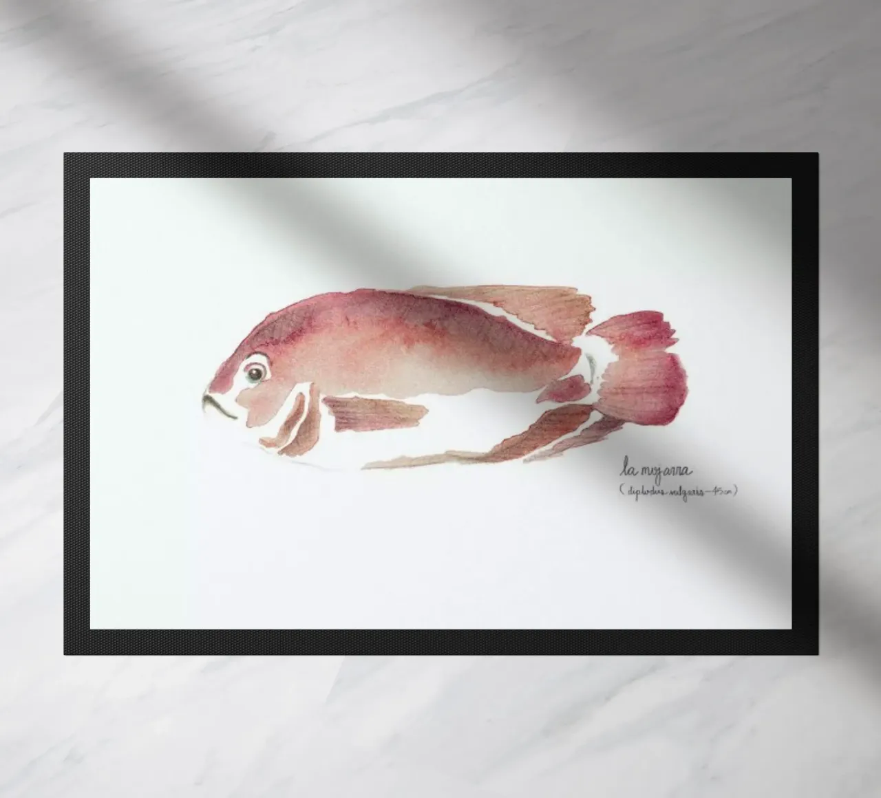 La Mojarra Roja ( red crappie) zerbino da Sandra De Leon