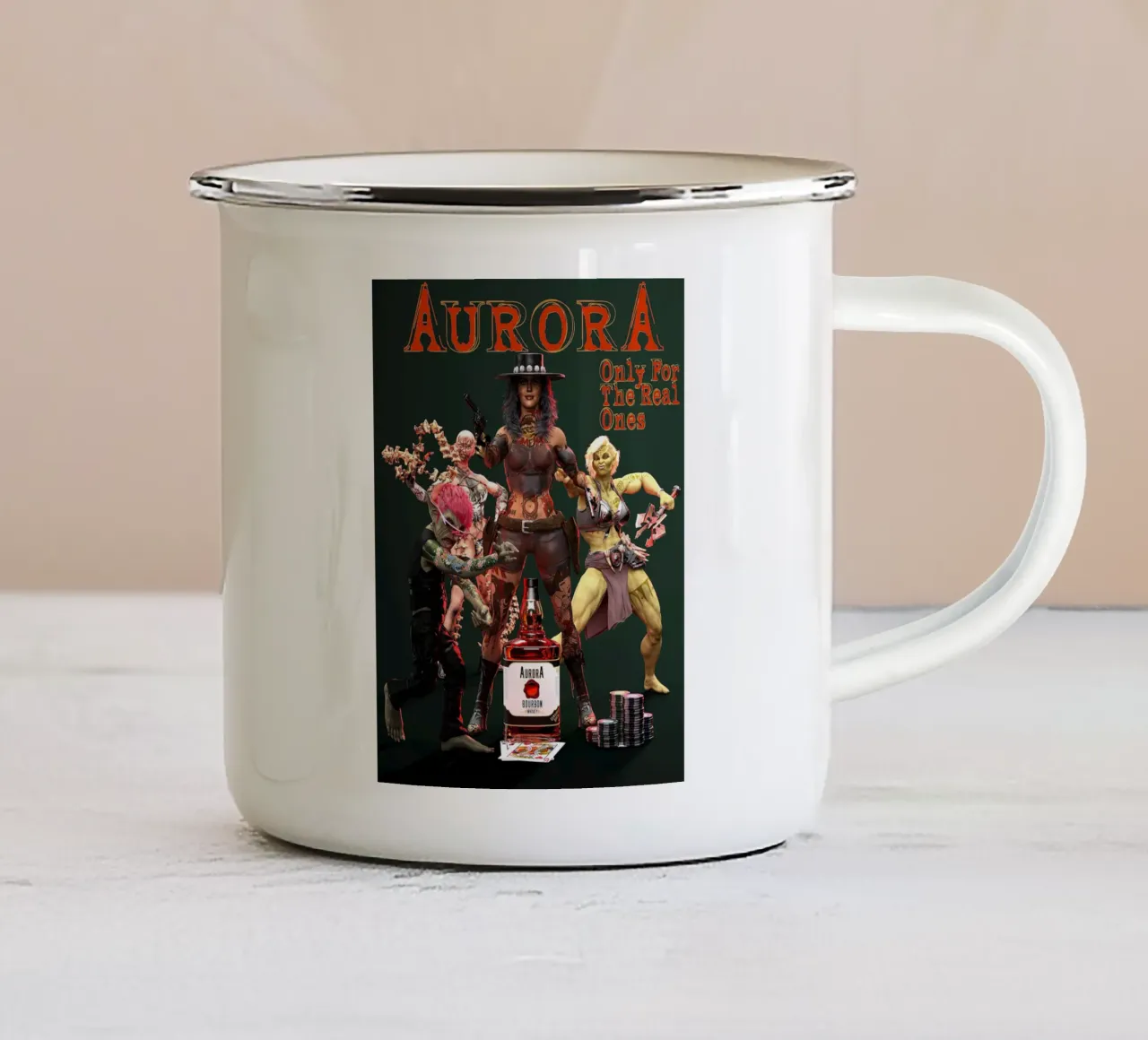 Pub Dorothy Scarface tazza in smalto da the-witcher