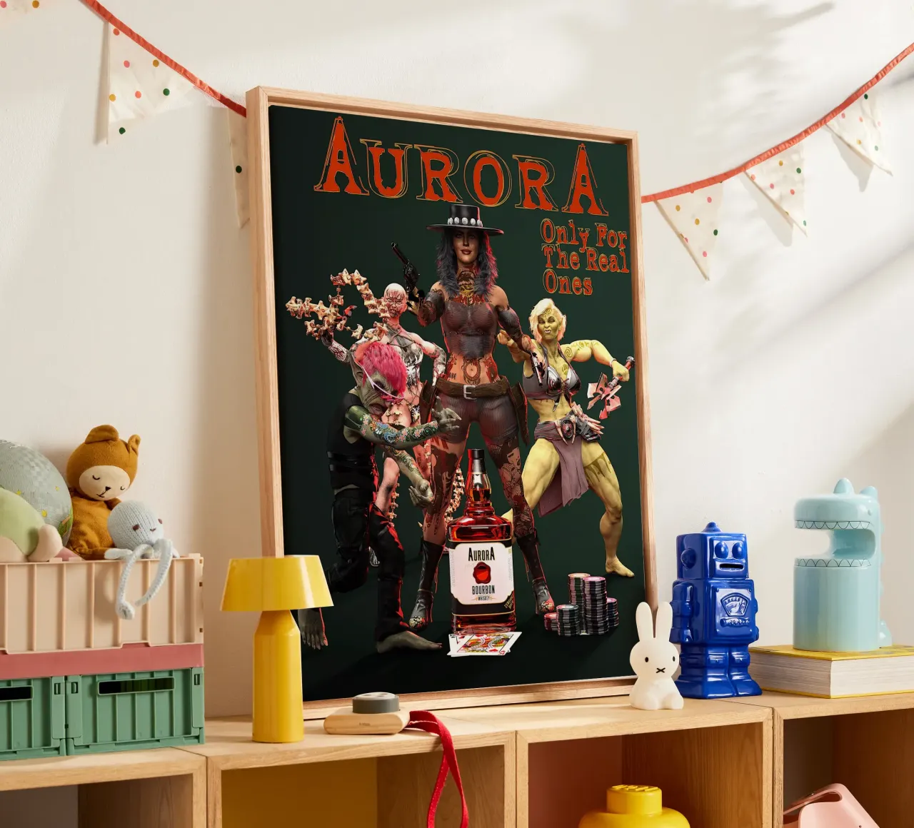 Pub Dorothy Scarface tela con Cornice a cassetta da the-witcher