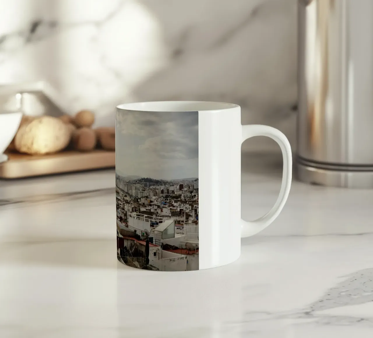 Vista su Tangeri tazza in ceramica da Simon Koy