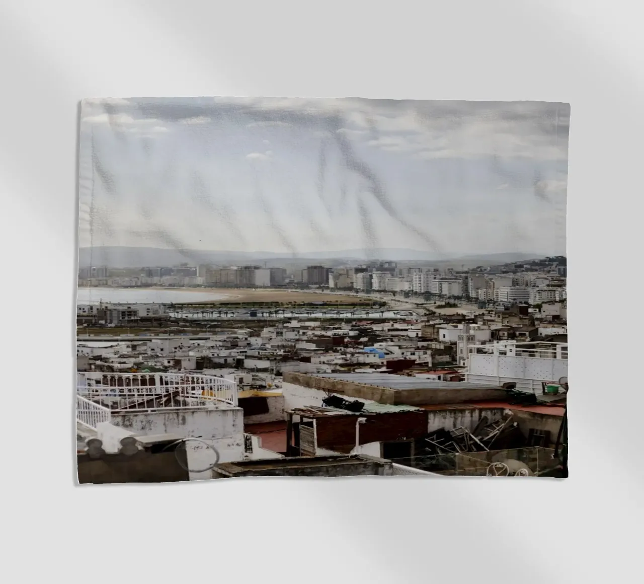 Tanger vue serviette de plage de Simon Koy