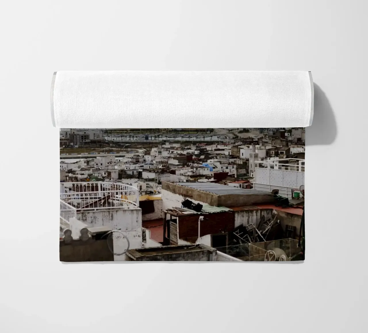 Tanger vue serviette de plage de Simon Koy