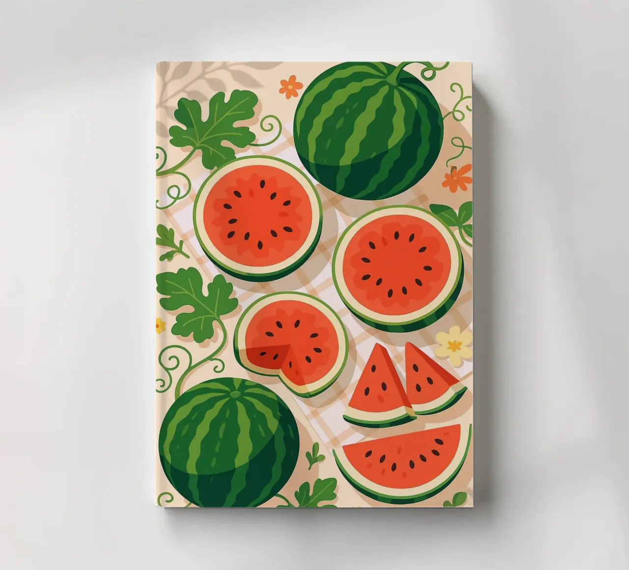 Watermelon – A Stylized Tablescape notebook by Benjamin Tremblay