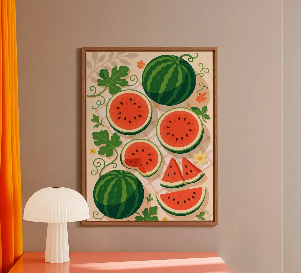 Sandía - Una mesa con estilo aluminio dibond de Benjamin Tremblay