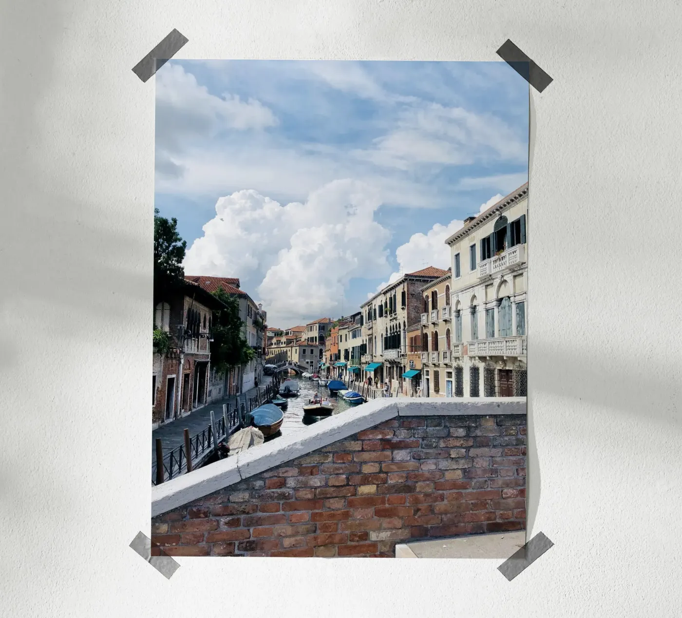 cloudy venice canals poster da nomad prints