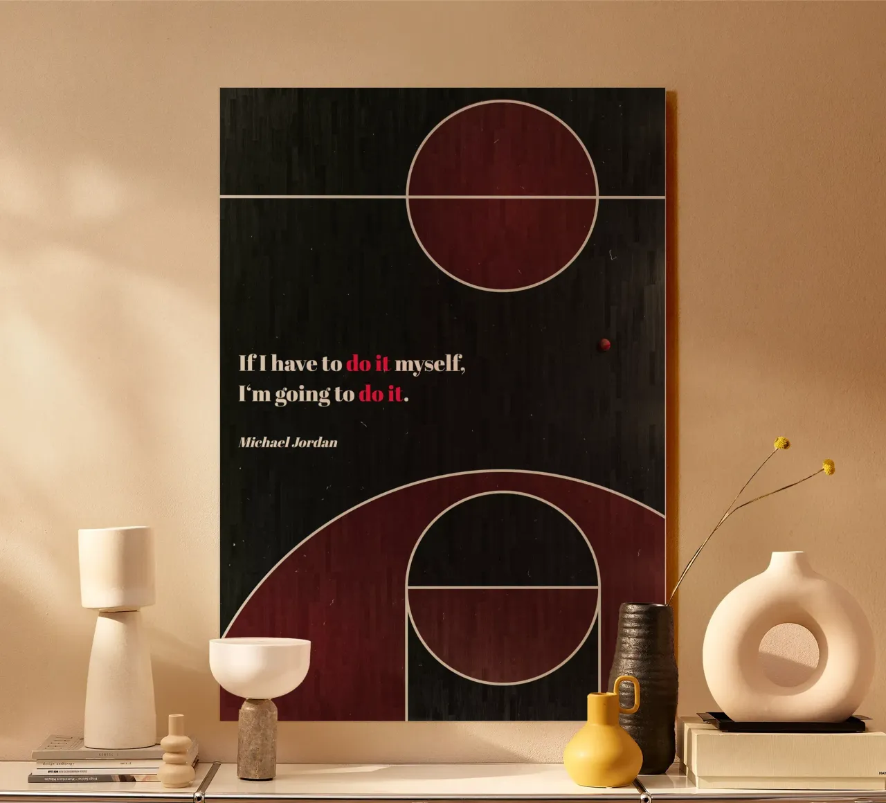Michael Jordan - Basket alluminio dibond da athlete.art