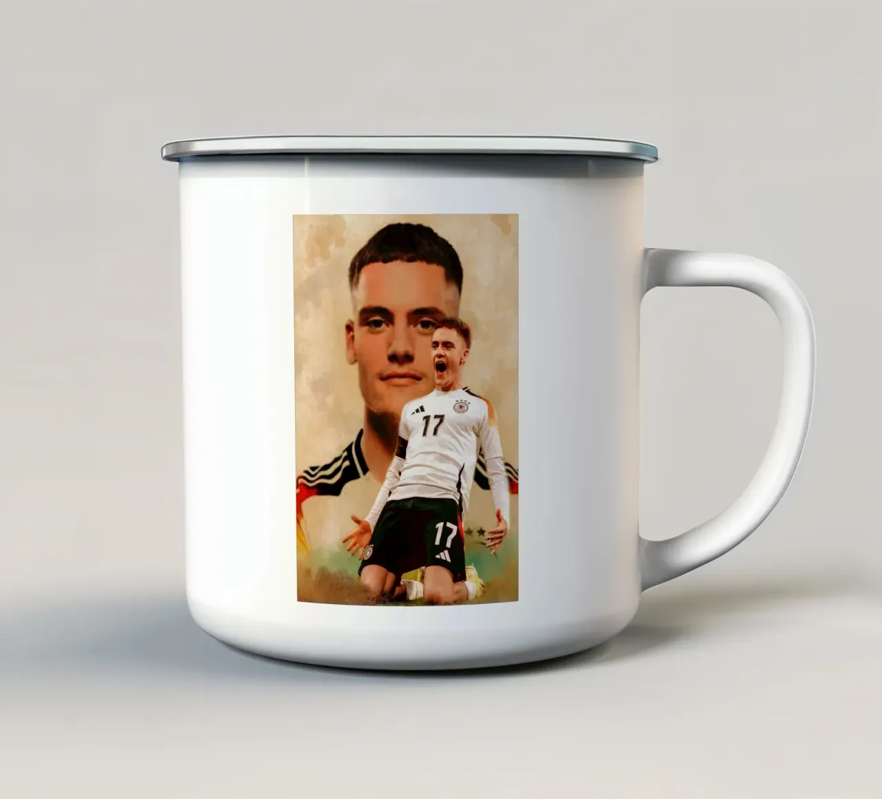 Florian Wirtz - Vinntage tazza in smalto da Lembayung art