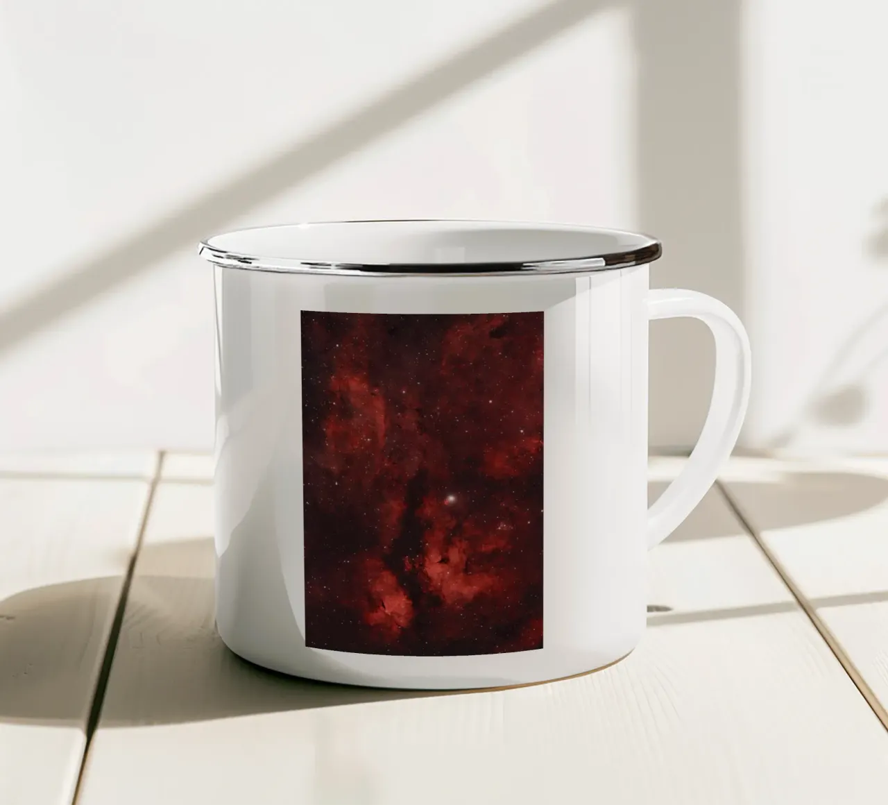 red starlight tazza in smalto da morgal