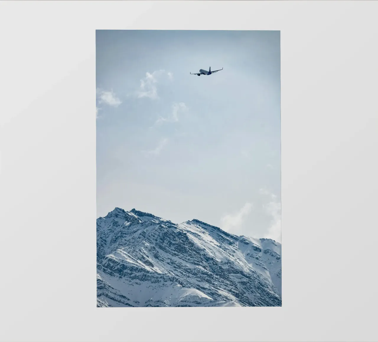 plane on mountain telo in pvc da morgal