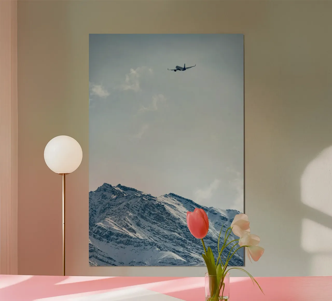 plane on mountain carta hahnemühle da morgal