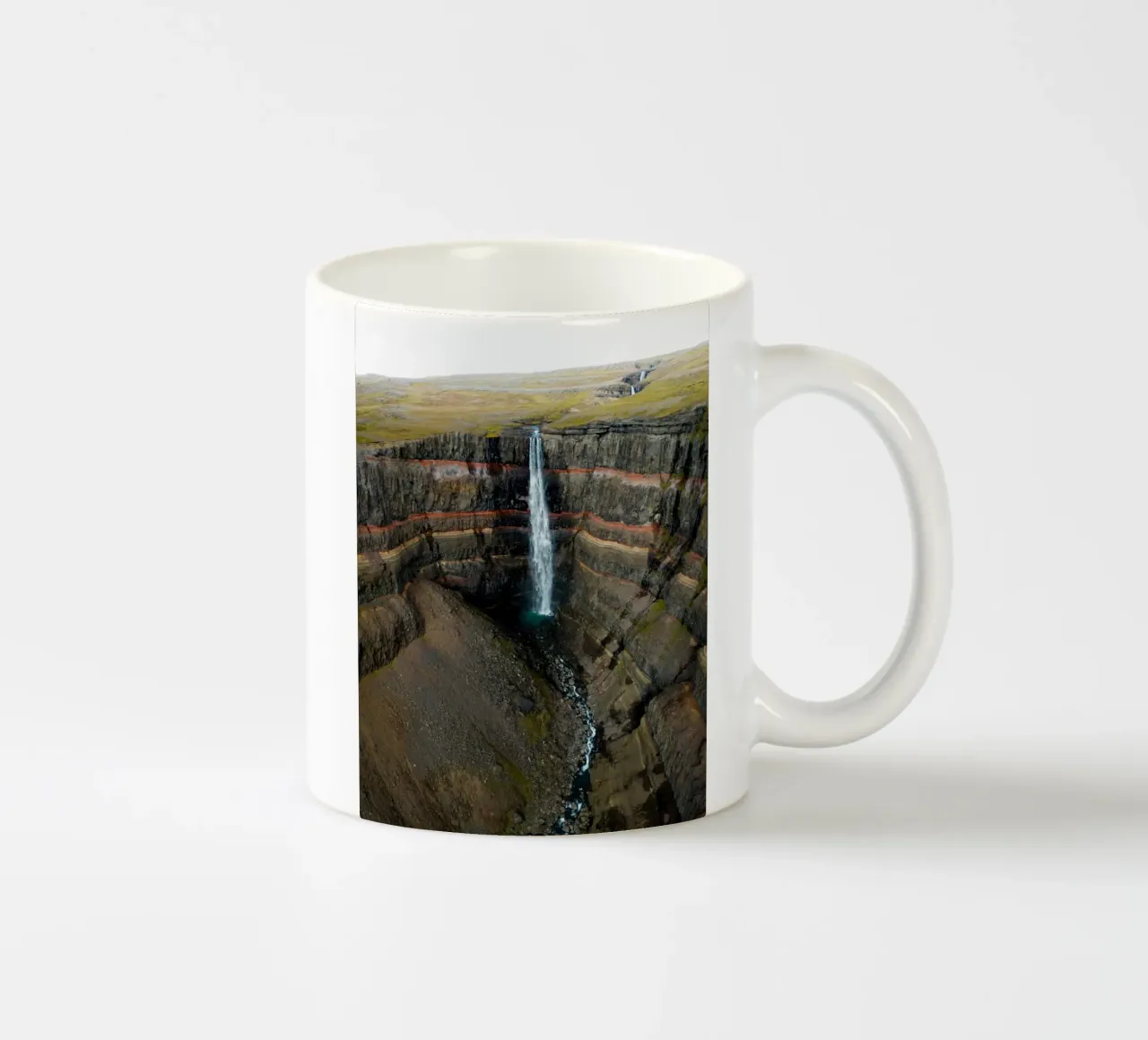 waterfall rock tazza in ceramica da morgal