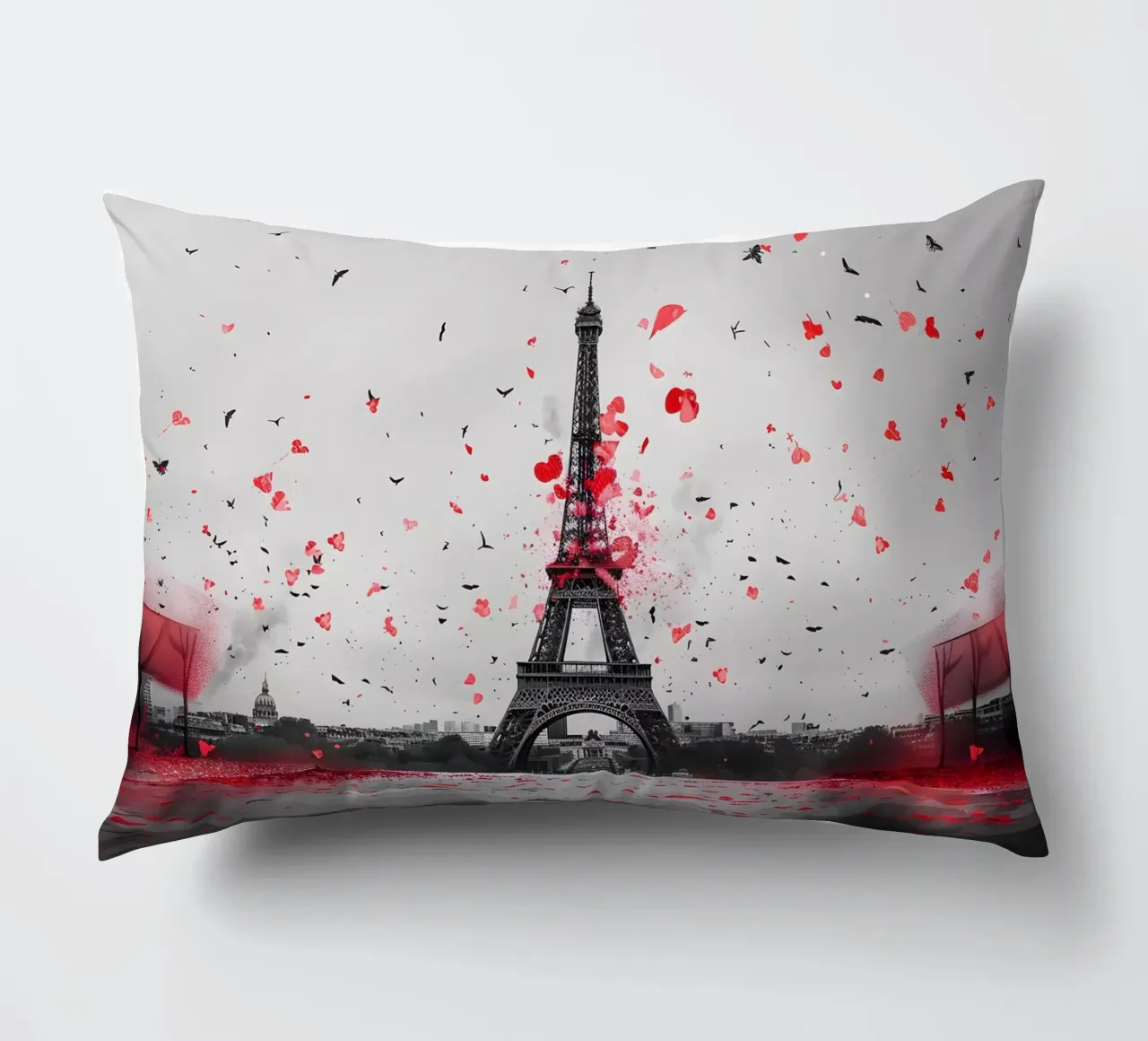 Panorama de la Torre Eiffel cojín de M-Ulrich-Digital Art