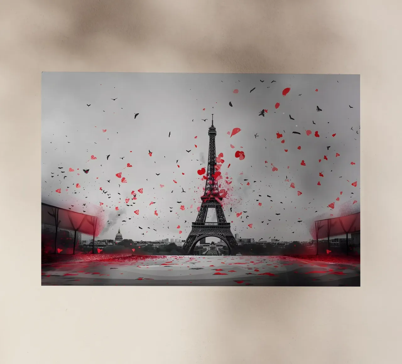 Panorama della Torre Eiffel pellicola backlit da M-Ulrich-Digital Art