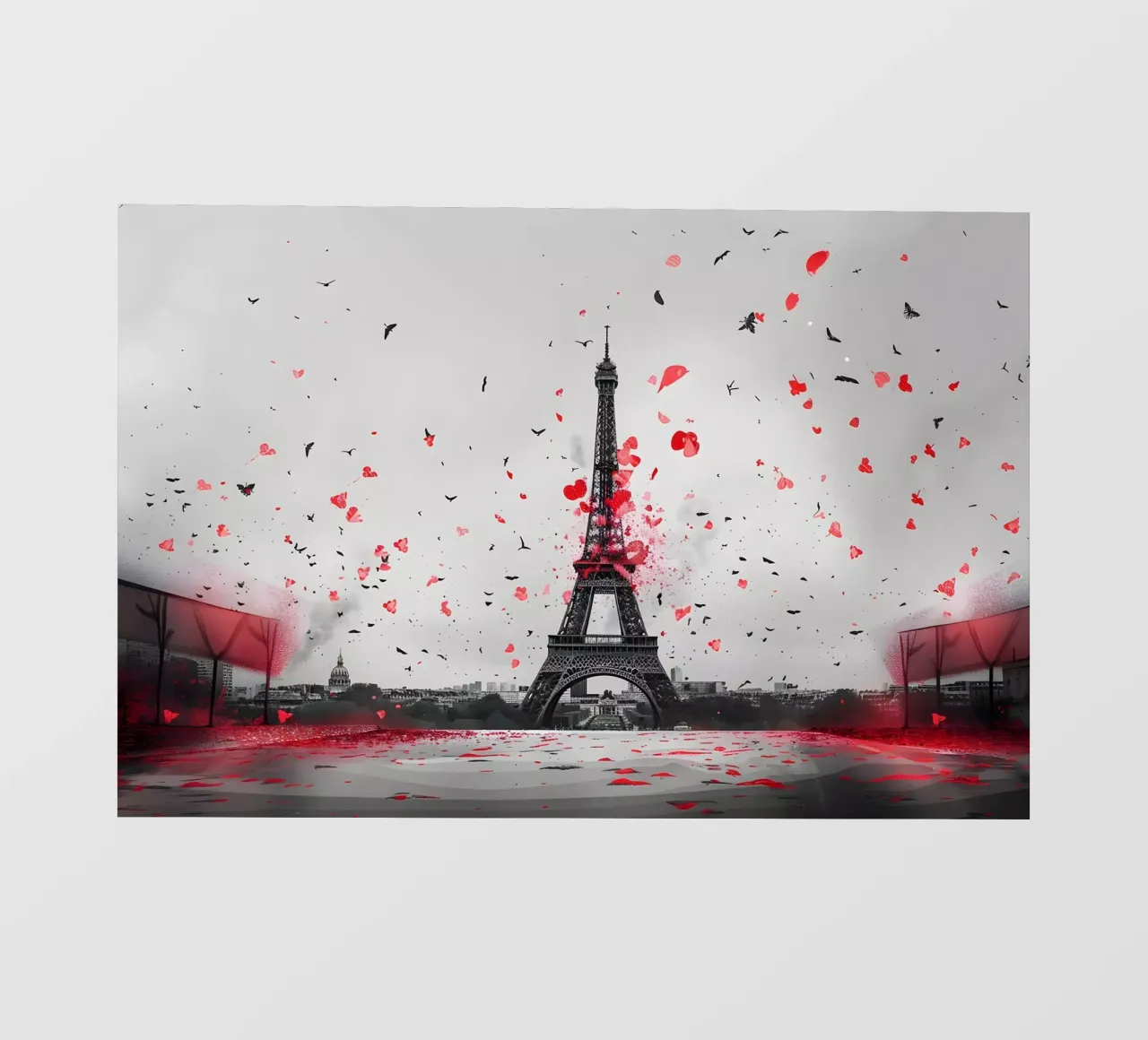Panorama della Torre Eiffel pellicola backlit da M-Ulrich-Digital Art