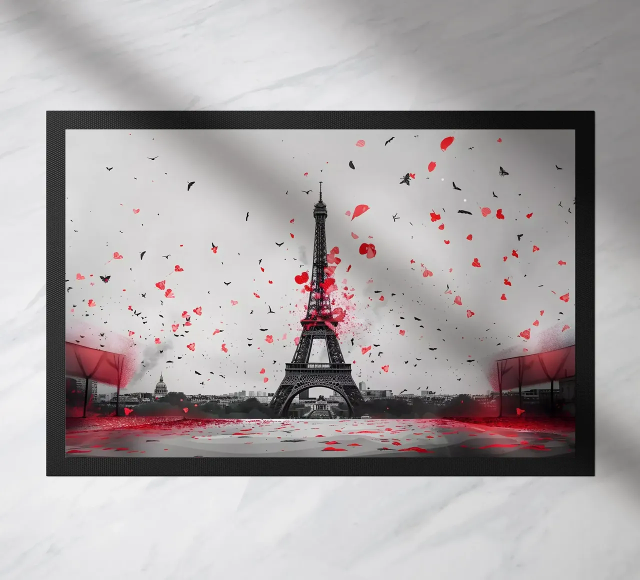 Panorama della Torre Eiffel zerbino da M-Ulrich-Digital Art