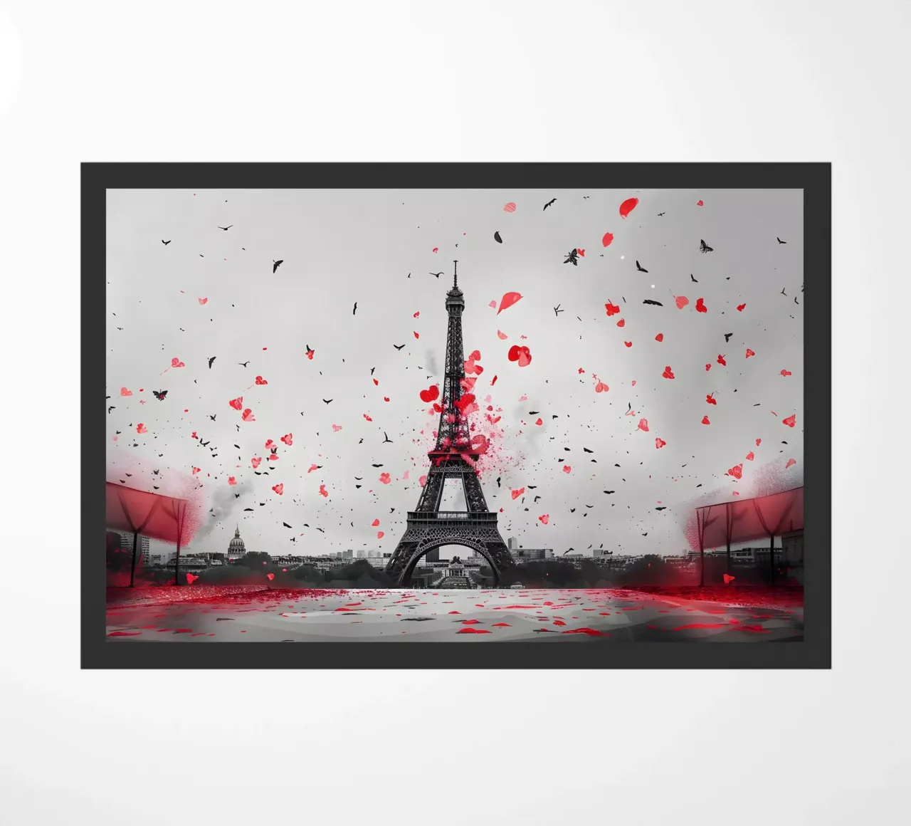 Panorama della Torre Eiffel zerbino da M-Ulrich-Digital Art