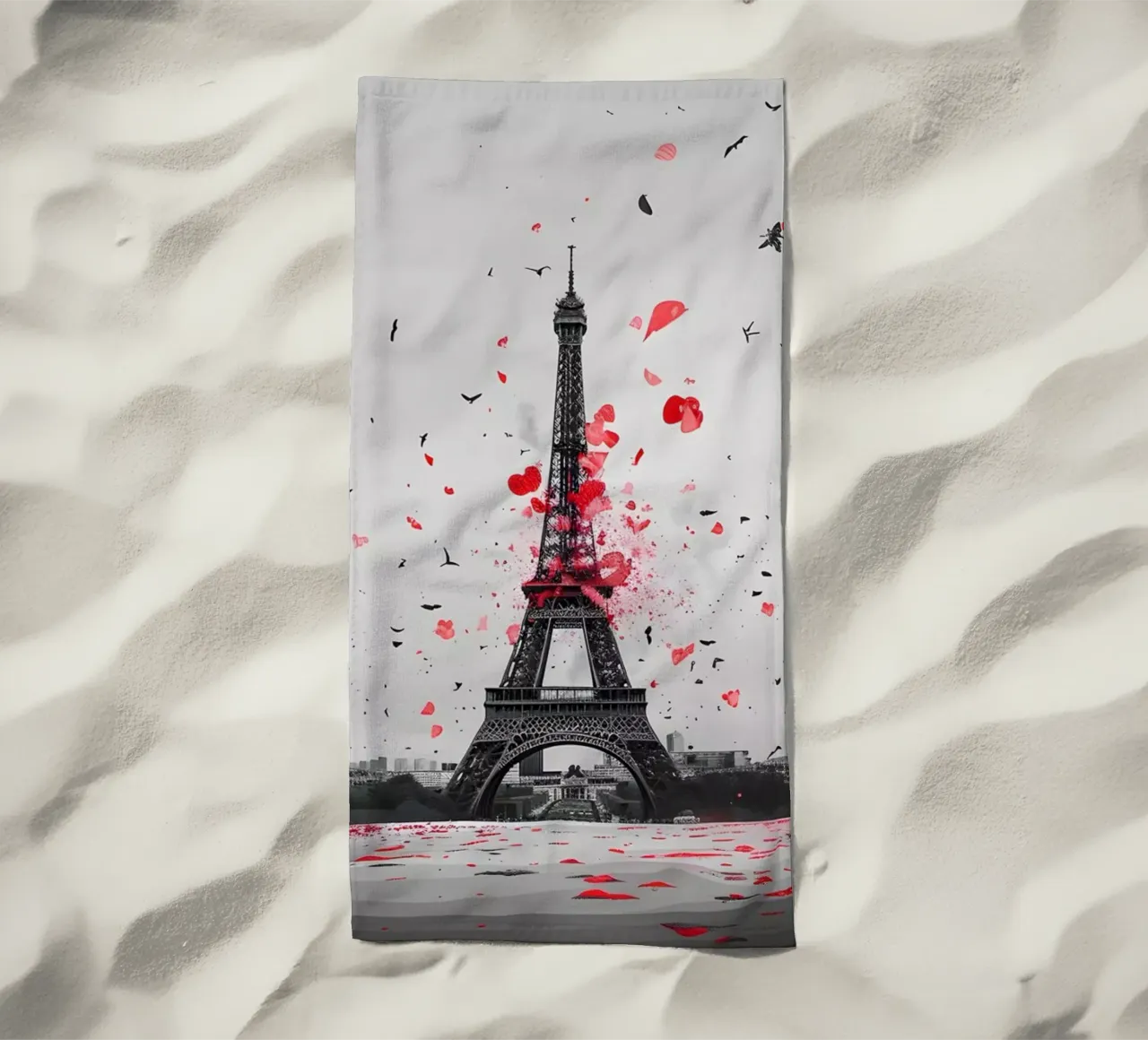 Panorama della Torre Eiffel telo mare da M-Ulrich-Digital Art