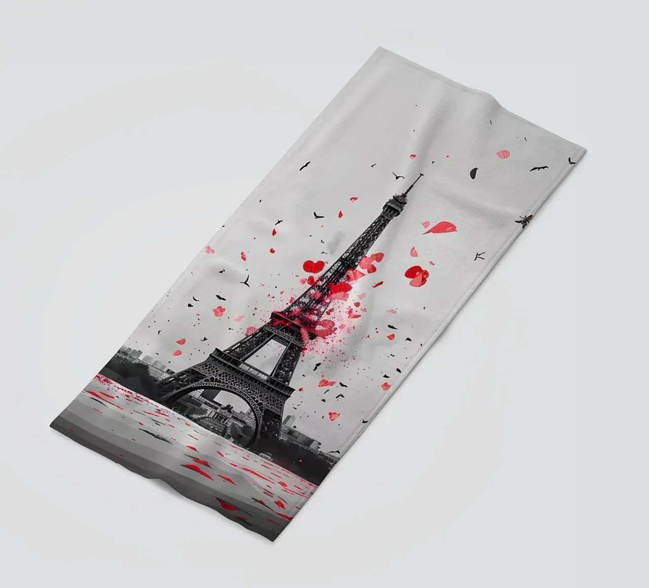 Panorama della Torre Eiffel telo mare da M-Ulrich-Digital Art