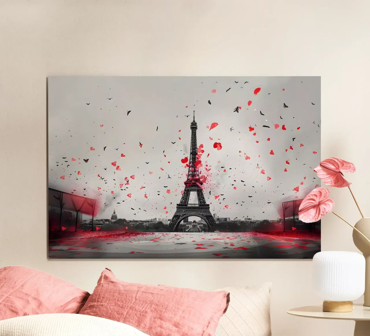 Tour Eiffel Panorama poster de M-Ulrich-Digital Art