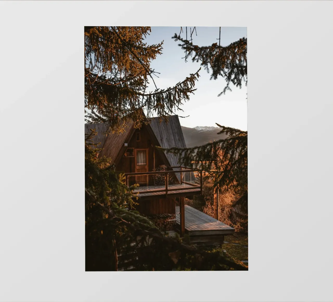 home stage in forest telo in pvc da morgal