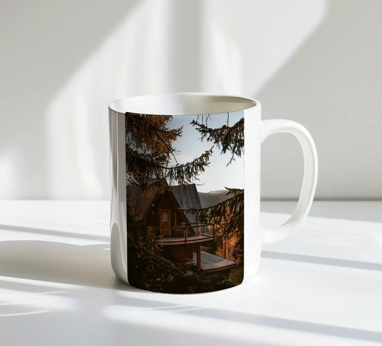 home stage in forest tazza in ceramica da morgal