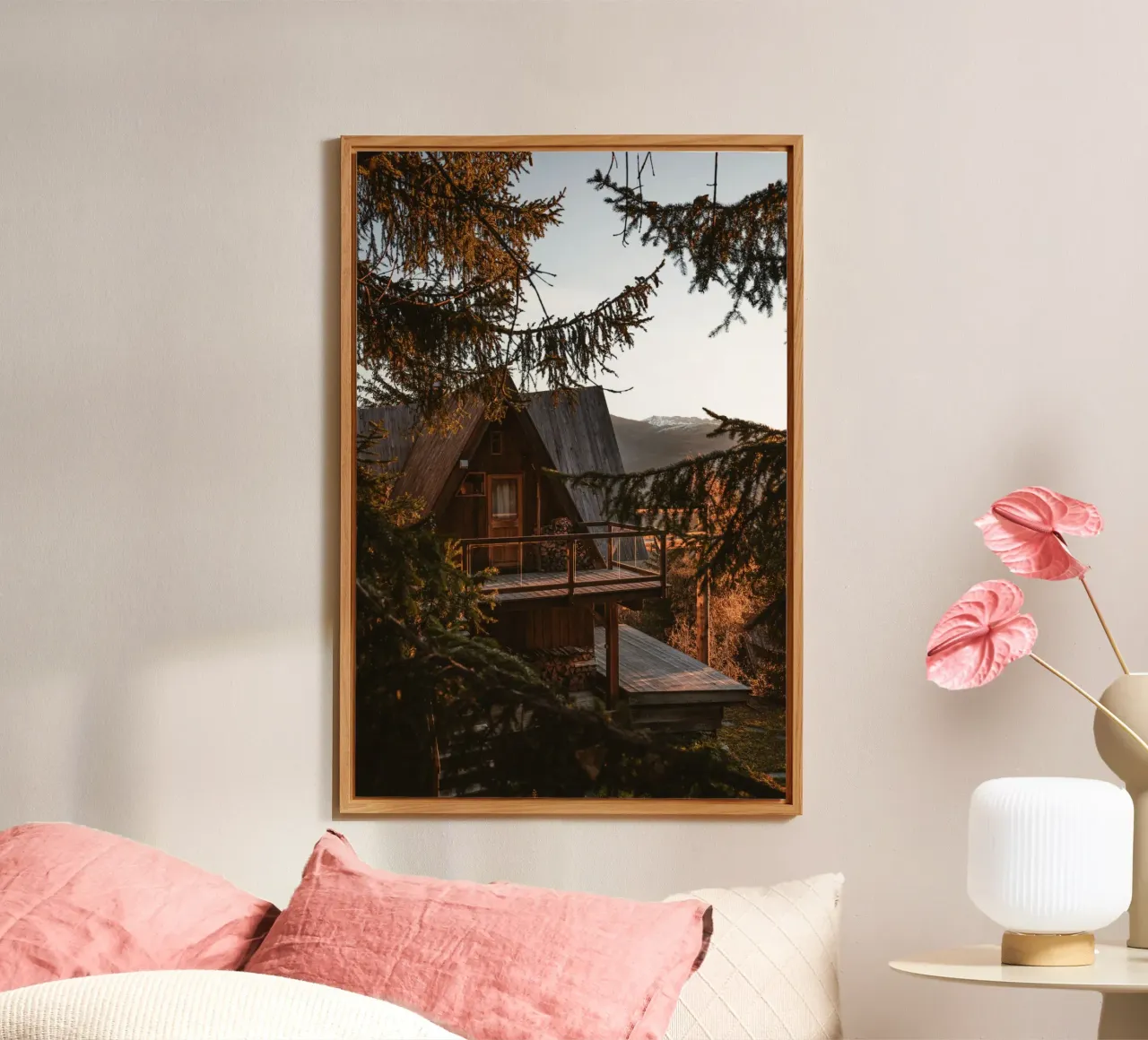 home stage in forest alluminio dibond da morgal